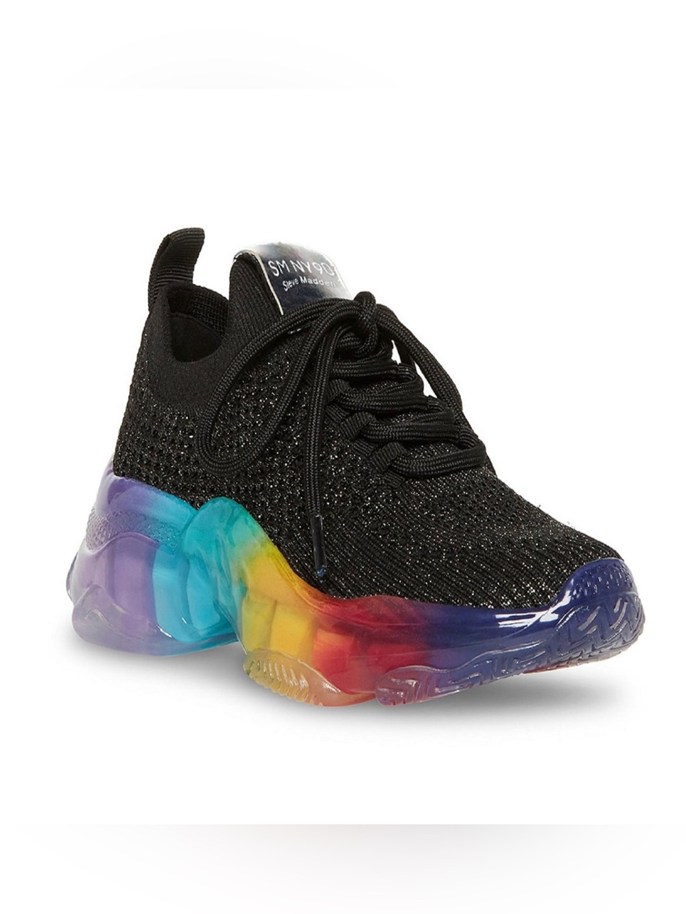 NEW STEVE Madden Kids Sneaker with Rainbow Sole